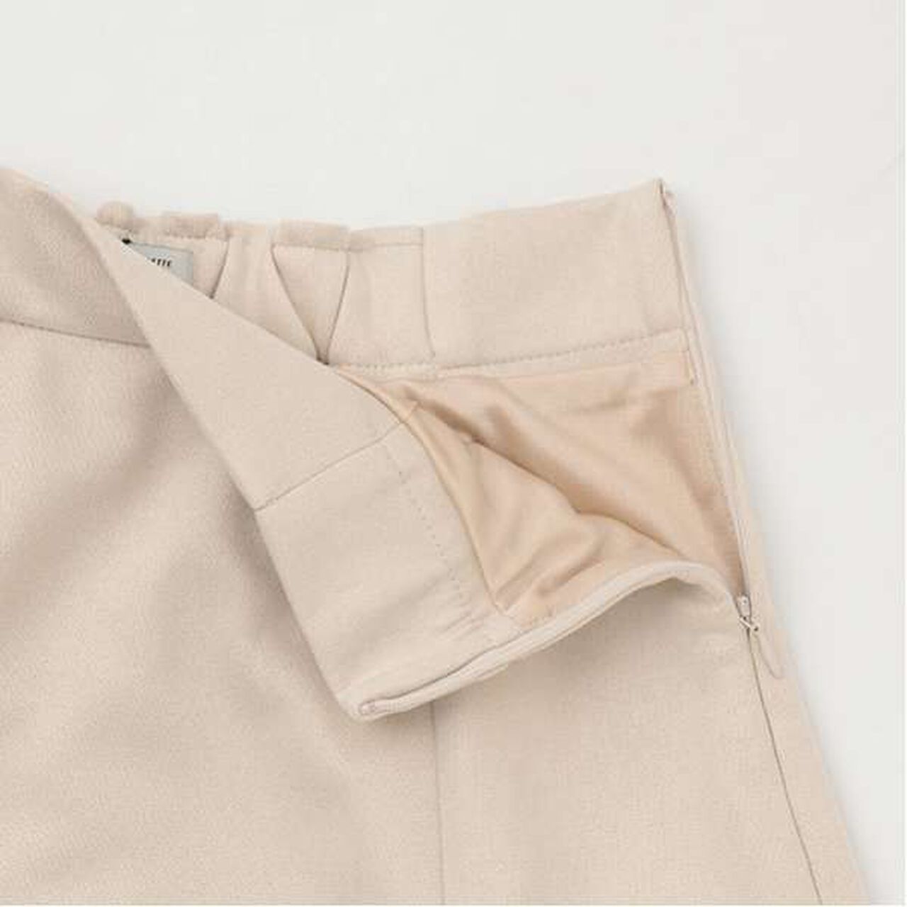 [AMI] Ponte Suede Skirt with Shorts,Mocha tea, large image number 12