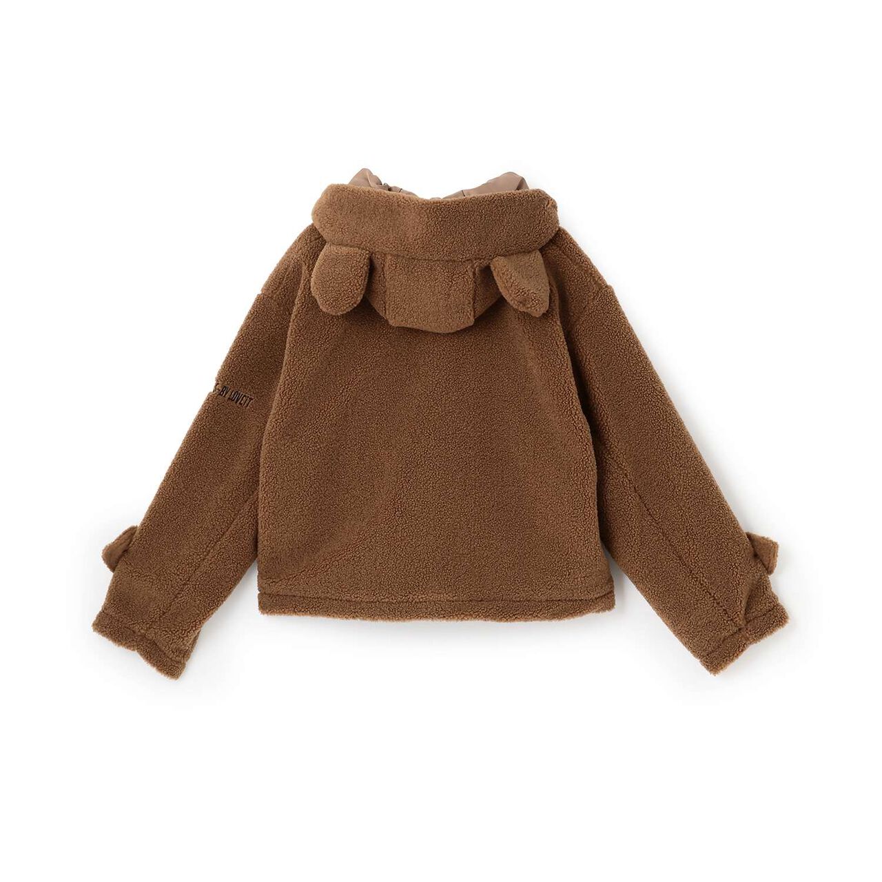 Ring Boa Short Duffle,Brown, large image number 5