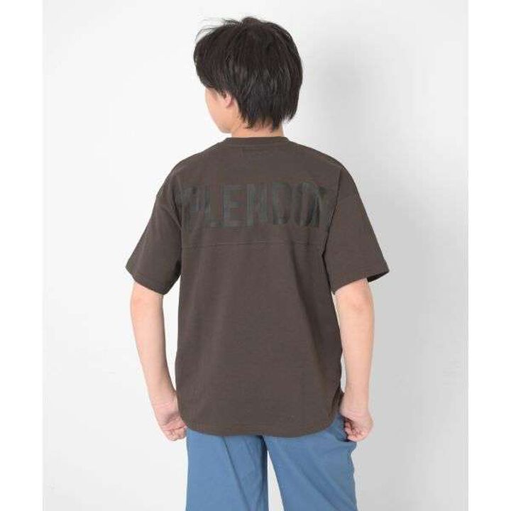 [Adult Size Available] Cool Touch Back Logo Print Short Sleeve T-Shirt,, medium
