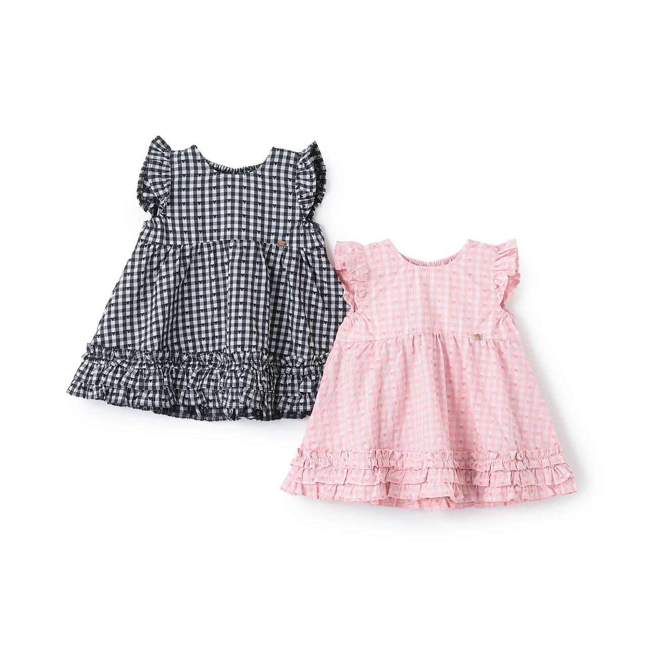 Heart Gingham Tunic,Red, large image number 11