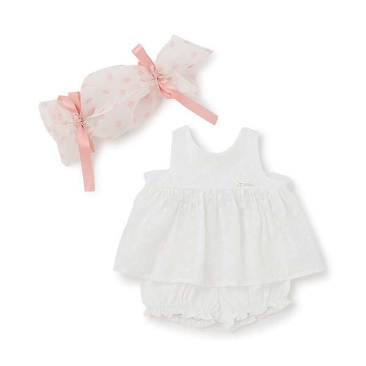 Angel Vest + Bloomers Candy Wrapping,Off white, large image number 0