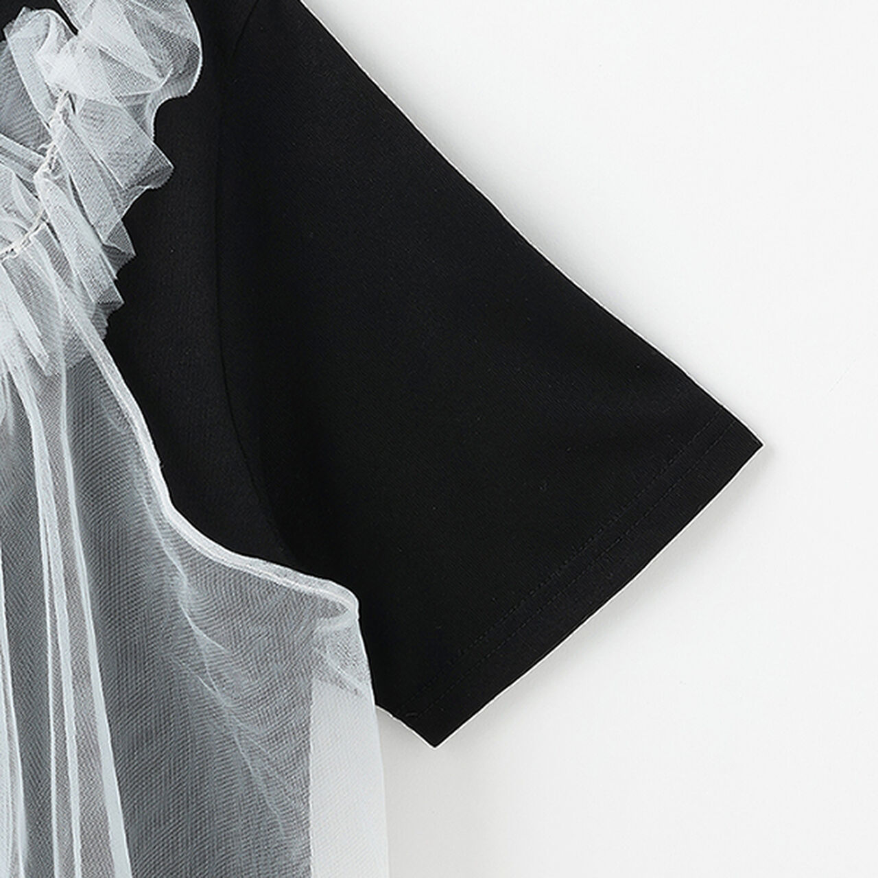 Cami T-Shirt,Black, large image number 4