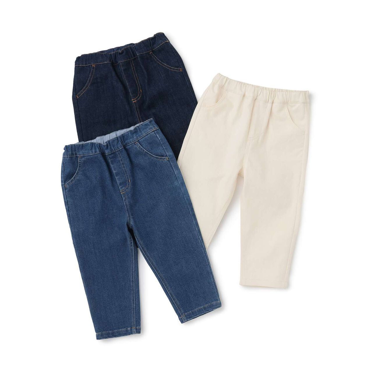 Heart Barrel Pants,Pearl white, large image number 17