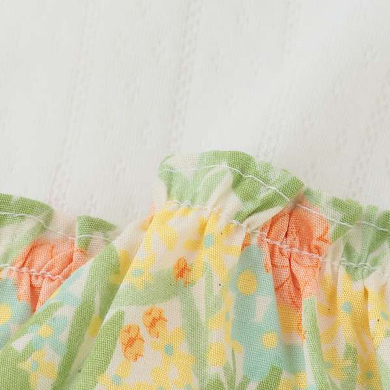 Floral Pattern Coverall,Pink, large image number 7