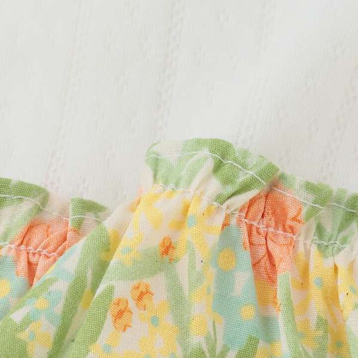 Floral Pattern Coverall,Pink, medium image number 7