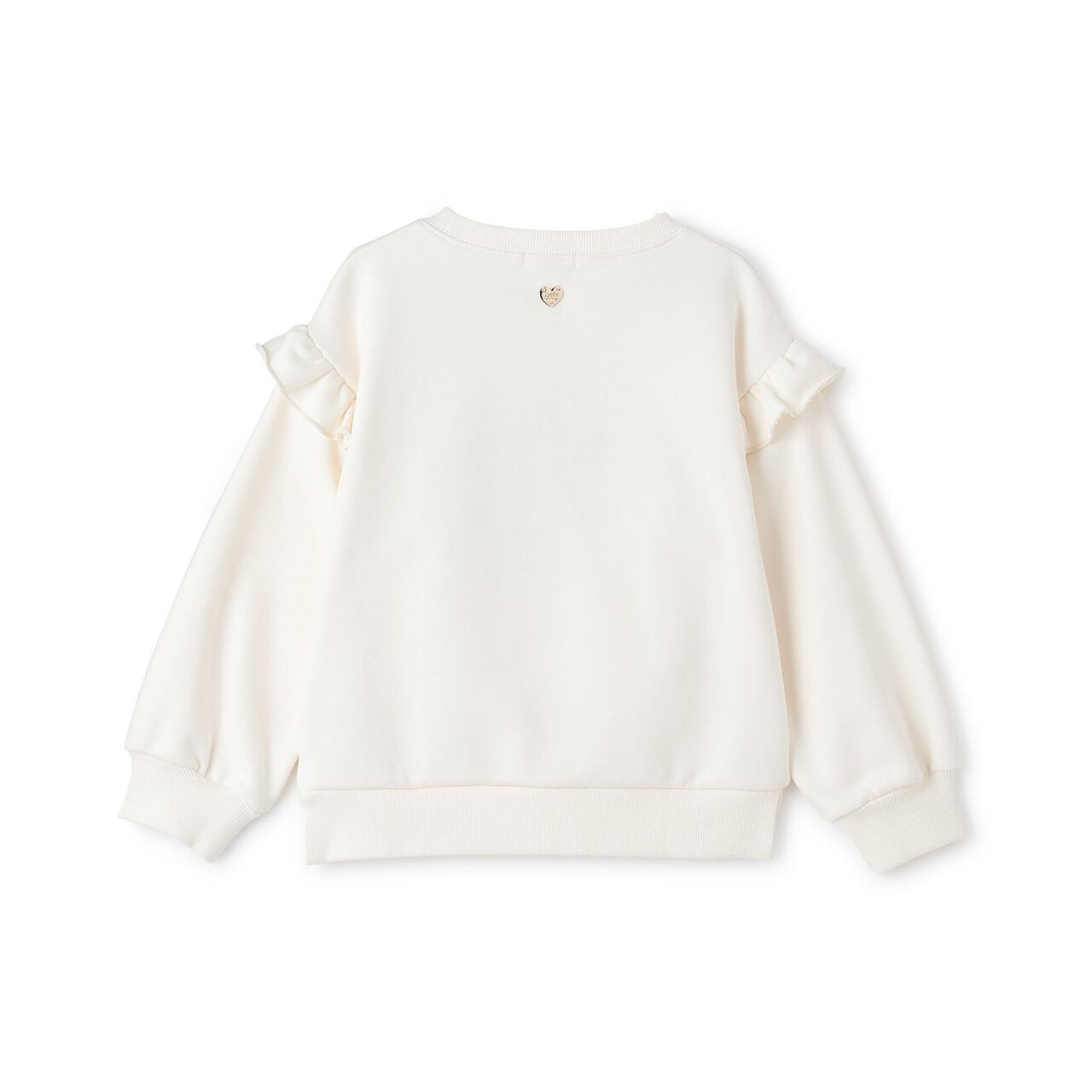 Quick-Dry Fleece Strawberry Appliqu&eacute; Sweatshirt,Black, large image number 5