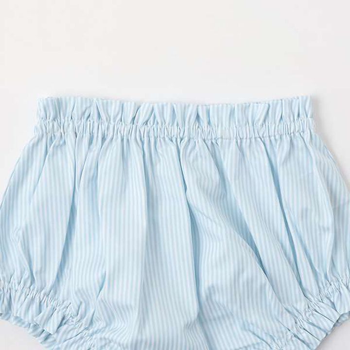 Rabbit Embroidery Docking Dress & Bloomers Set,Light blue, medium image number 8