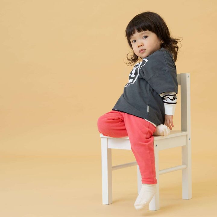 [365D] Anti-Stain Finish Jersey Knit Leggings,Purple, medium image number 2