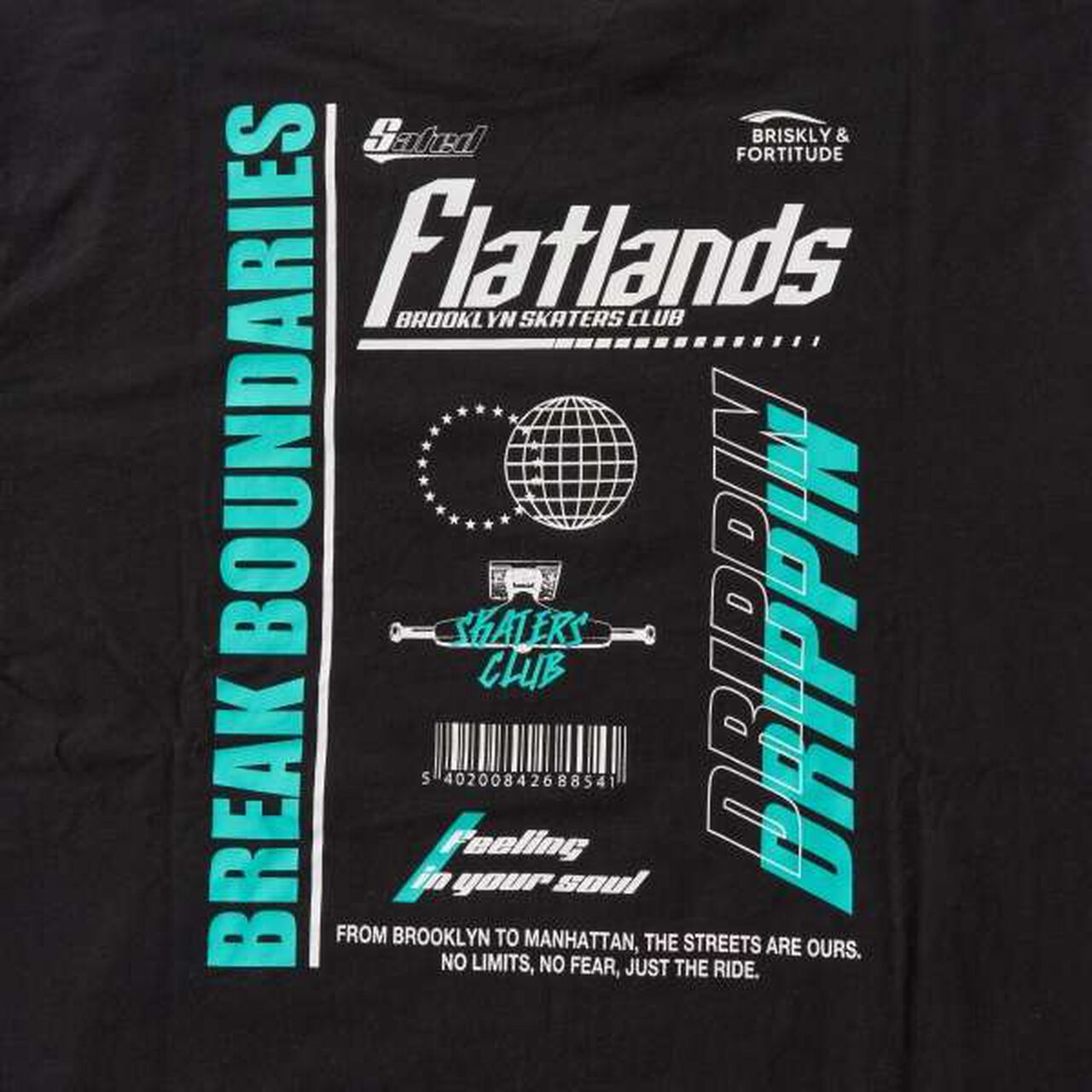 Affordable Two-Tone Logo Print Long-Sleeve T-Shirt,Brown, large image number 4