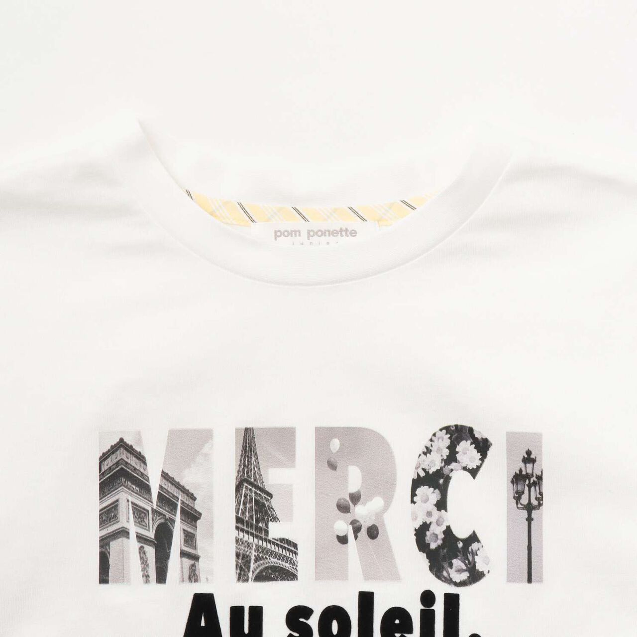 [130cm Available] Long-Sleeve Shirt & Photo Logo T-Shirt Set,Sax blue, large image number 8