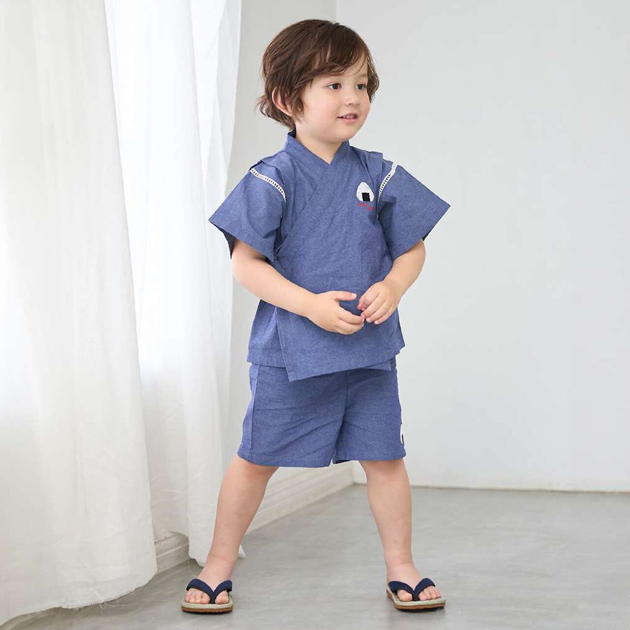 Boys Assorted Jinbei,Blue, large image number 0