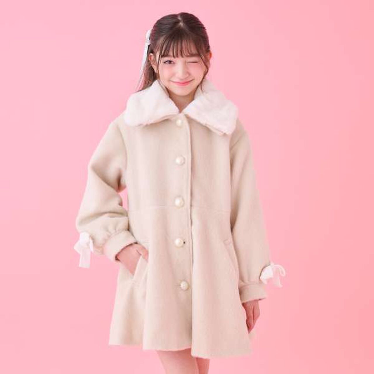 2-WAY Switch Coat,Black, large image number 16