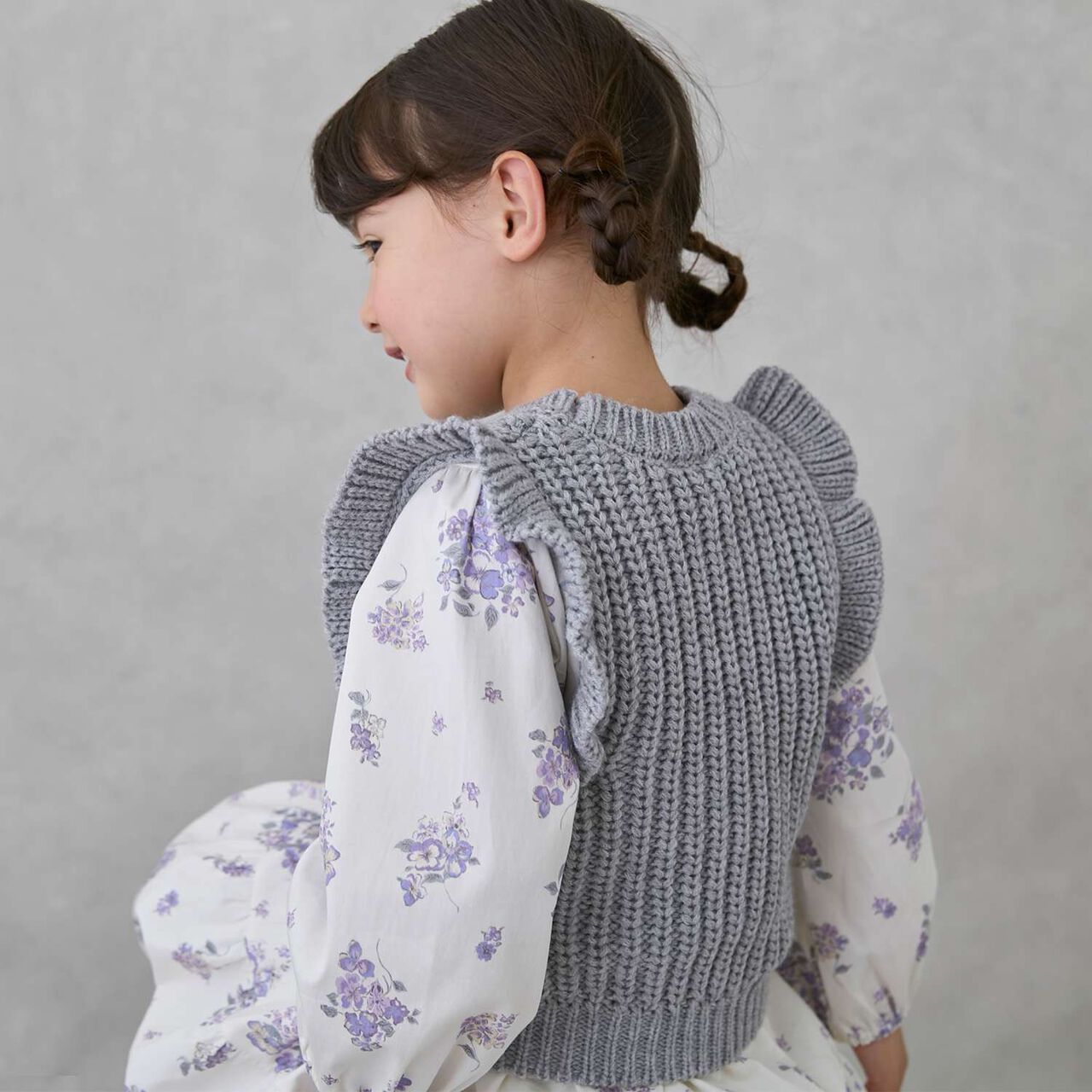 Link One-Piece Dress with Vest,Light pink, large image number 2