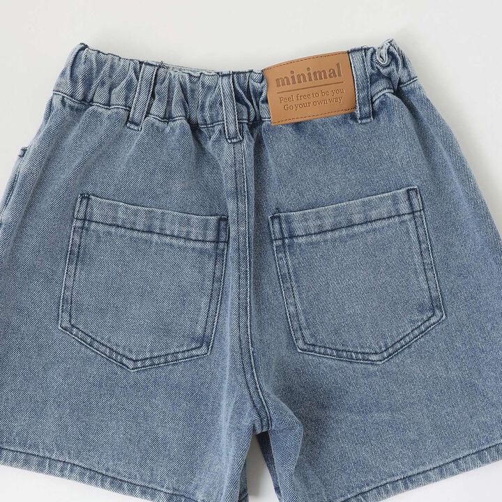Rhinestone Denim Shorts,Black, medium image number 13