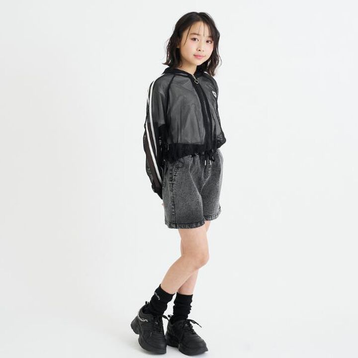 [Set Item] Mesh Hoodie + Short Sleeve T-Shirt,Sax blue, medium image number 15