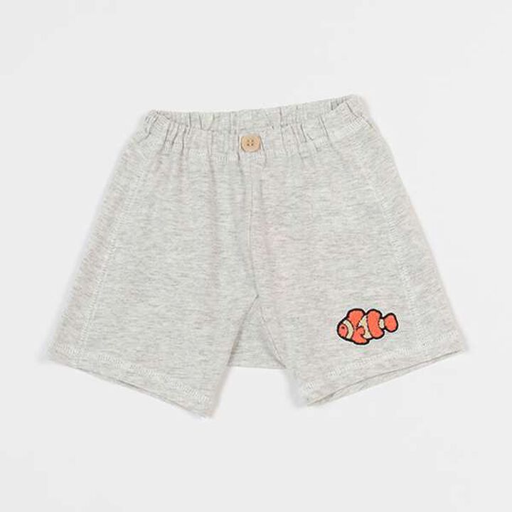 Slub Shorts,Top gray, medium image number 0