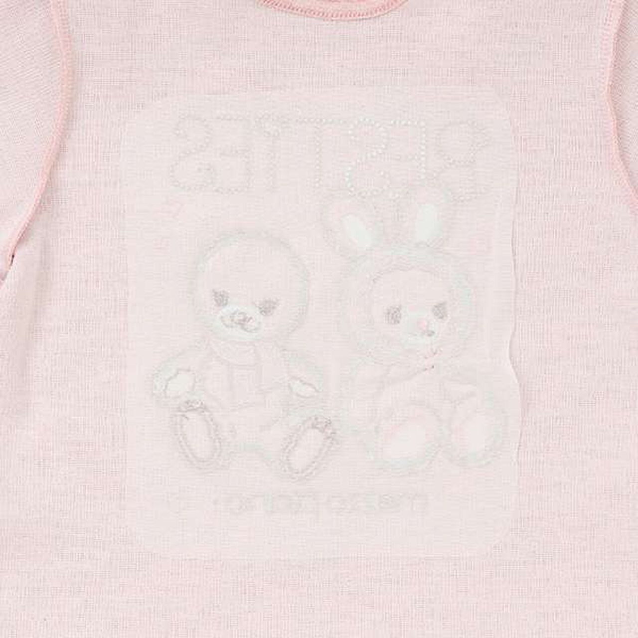 Scalloped Hem Besties T-Shirt,Off white, large image number 4