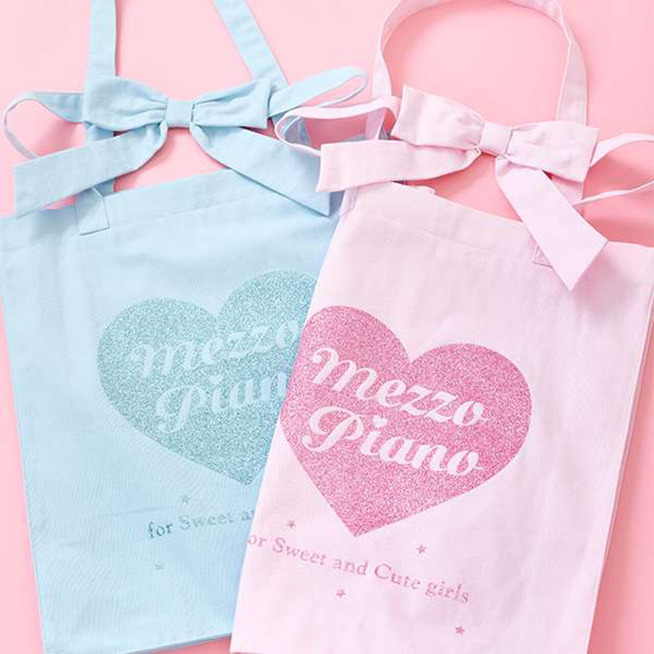 25th Anniversary Sparkling Heart Logo Tote,Light blue, large image number 10