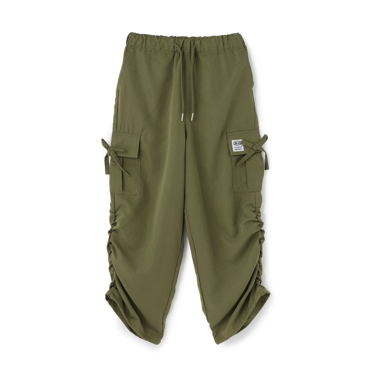 [7days] Cargo Pants with Ribbon,Light beige, large image number 10