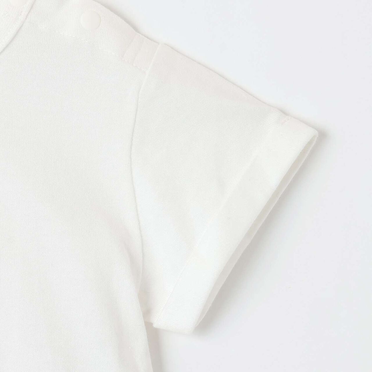 Tomato Appliqu&eacute; Short Sleeve T-Shirt Outfit Set,Off white, large image number 4