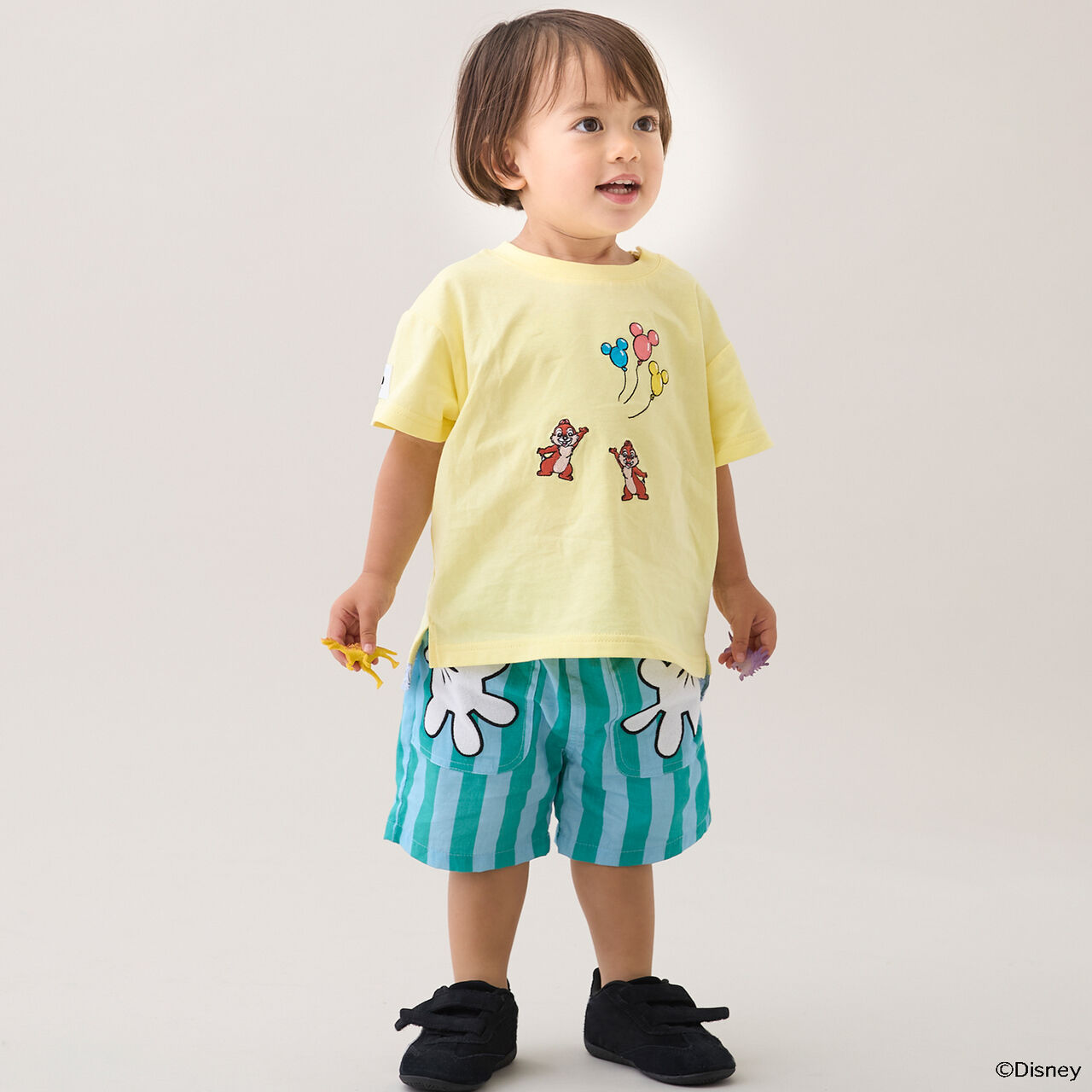 [Disney] All-Over Pattern Half Pants,Turquoise, large image number 0