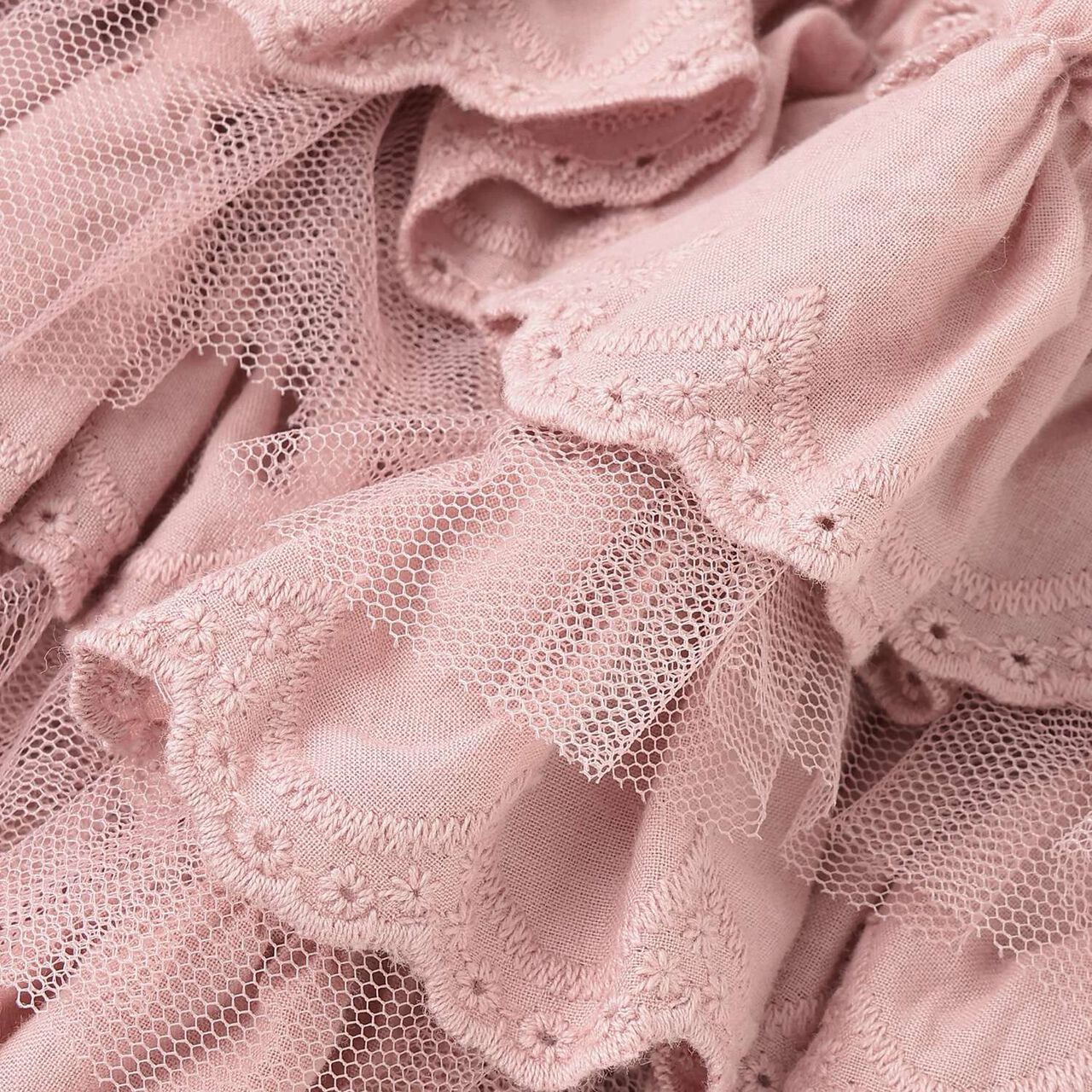 Lace Frilled Pants,Ivory, large image number 4