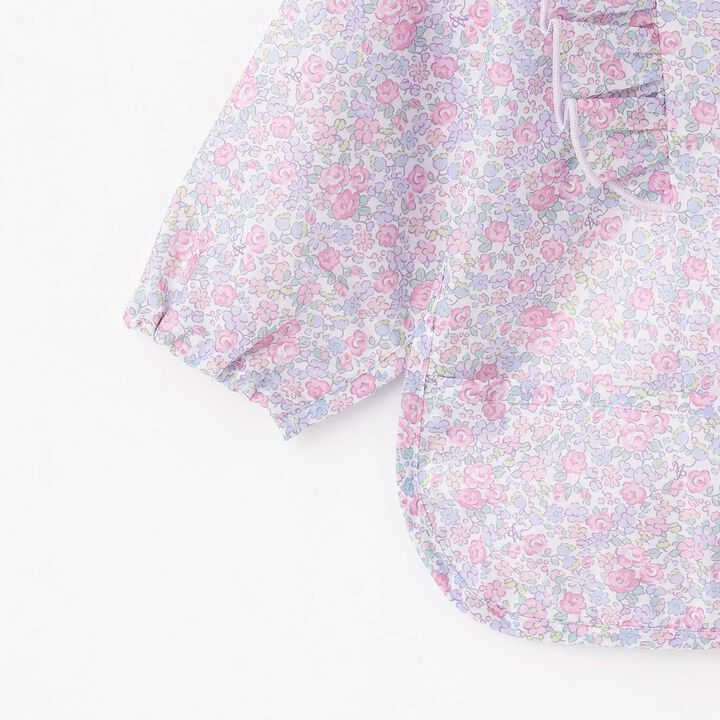Little Flower Pattern Dining Smock,Pink, medium image number 5