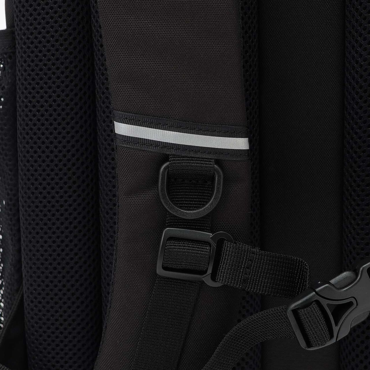 [Lightweight] [Water Repellent] 32L Bucket-Shaped School Backpack,Black, large image number 7