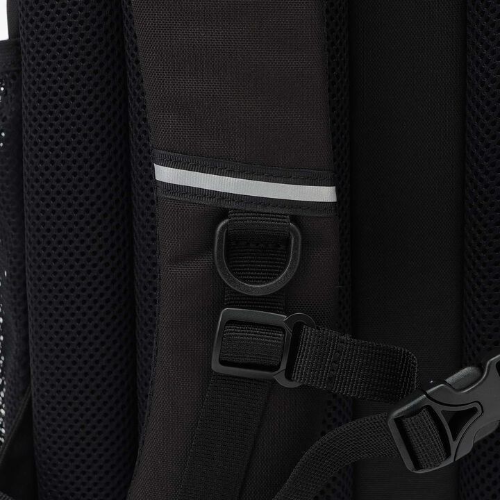 [Lightweight] [Water Repellent] 32L Bucket-Shaped School Backpack,Black, medium image number 7