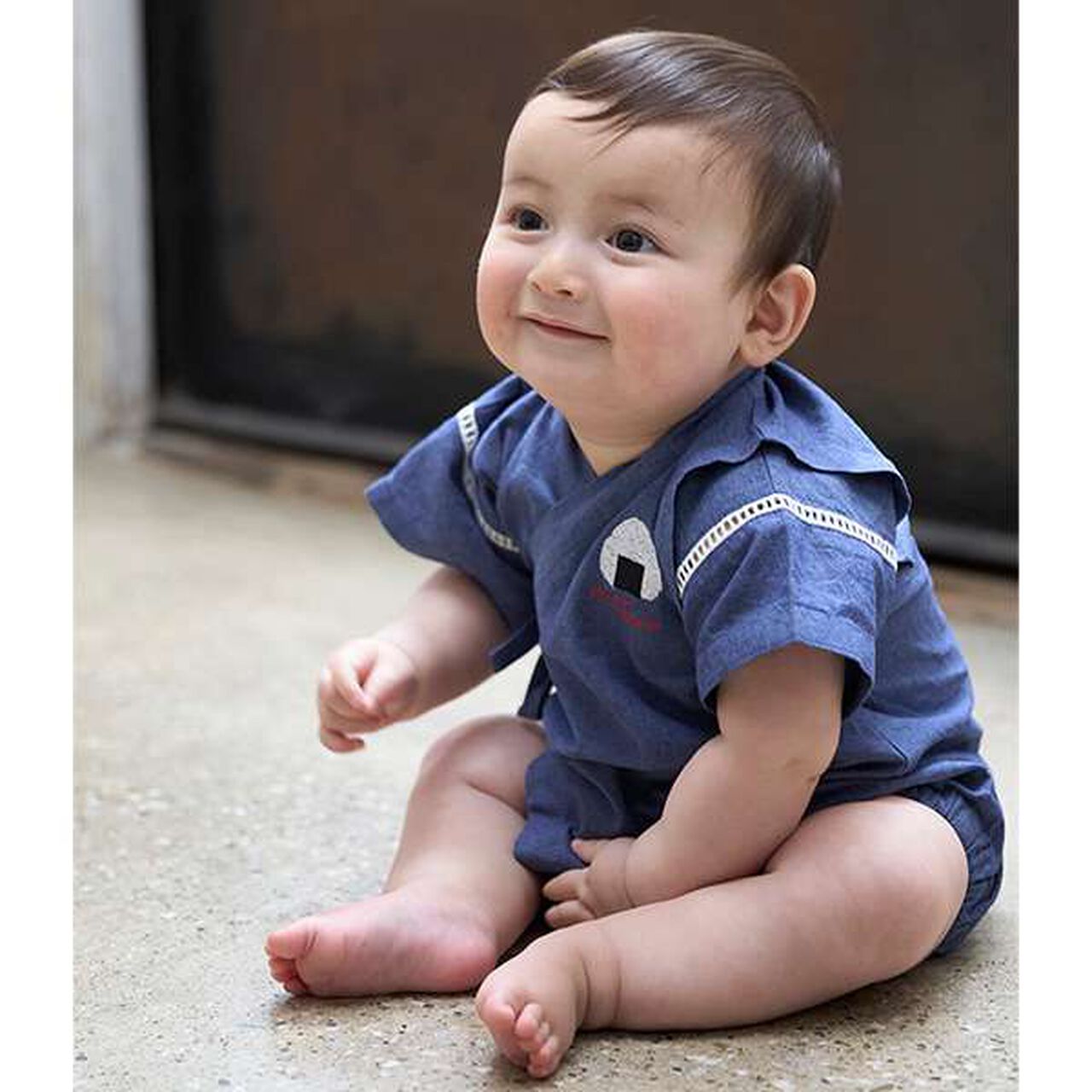 Boys' Baby Assorted Jinbei,Navy, large image number 1