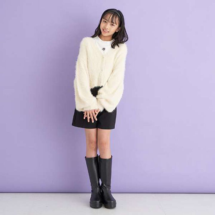 Warm Fleece-Lined Shorts,Navy, medium image number 5