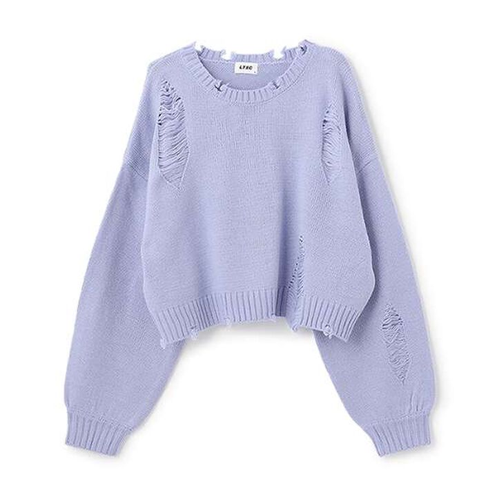 [LTXC] Damage Knitwear,Emerald green, medium image number 9