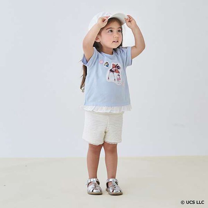 Cut Frill Shorts,Pearl white, medium image number 9