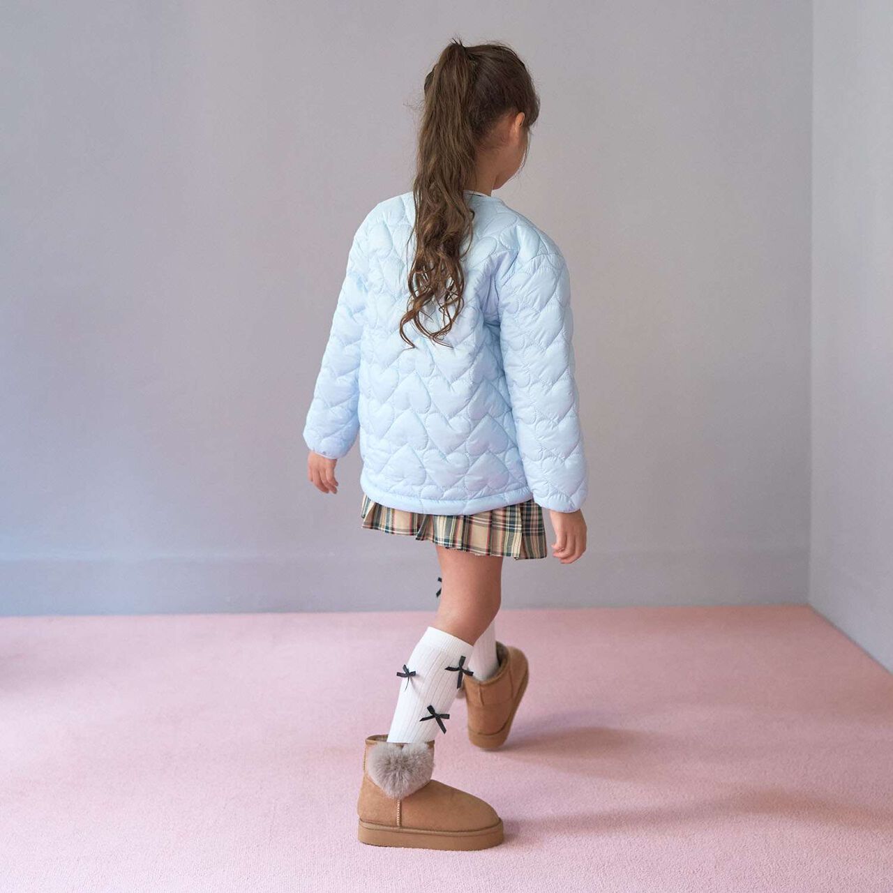 Sheepskin Boots with Heart Detail,Camel, large image number 4