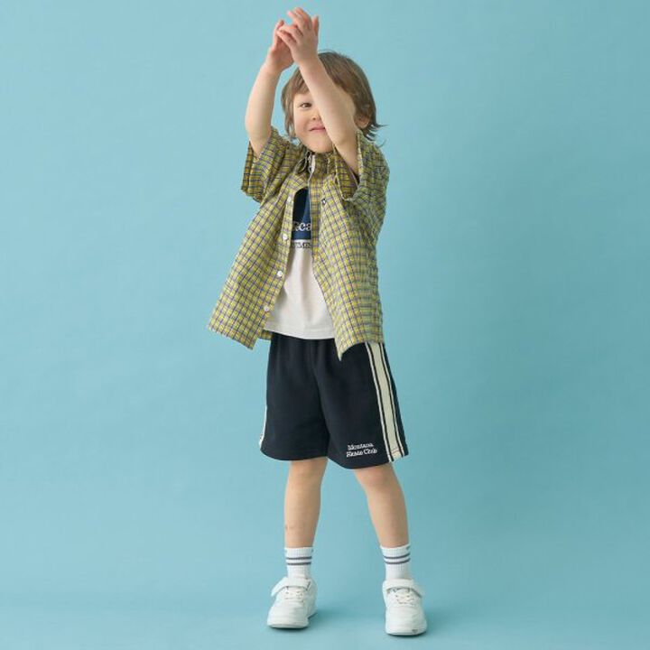 [Coordinatable Setup] Oversized Silhouette Assorted Short-Sleeve Shirt,Blue, medium image number 7