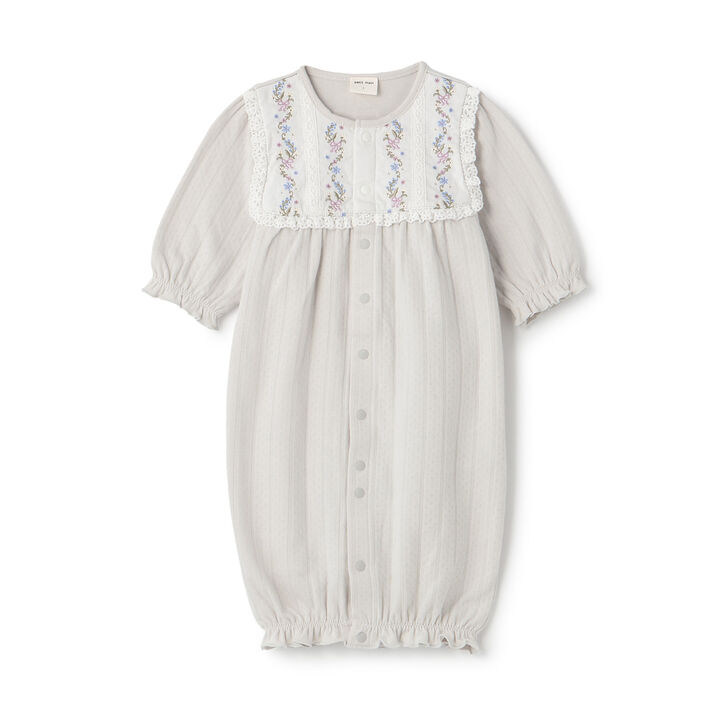 [Organic] Embroidered 2-Way Romper,, medium