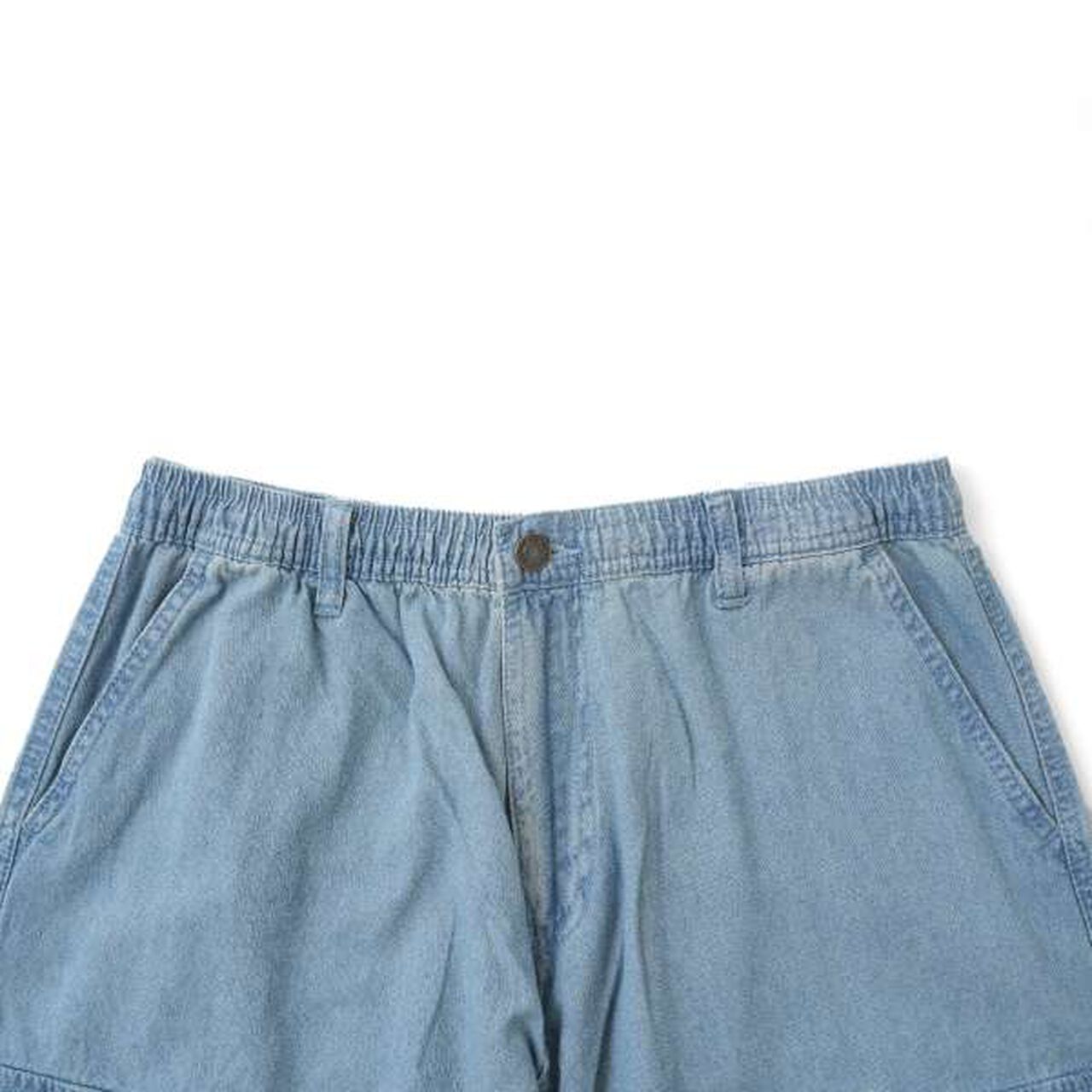 Light Denim Wide Cargo Pants,Deep blue, large image number 16