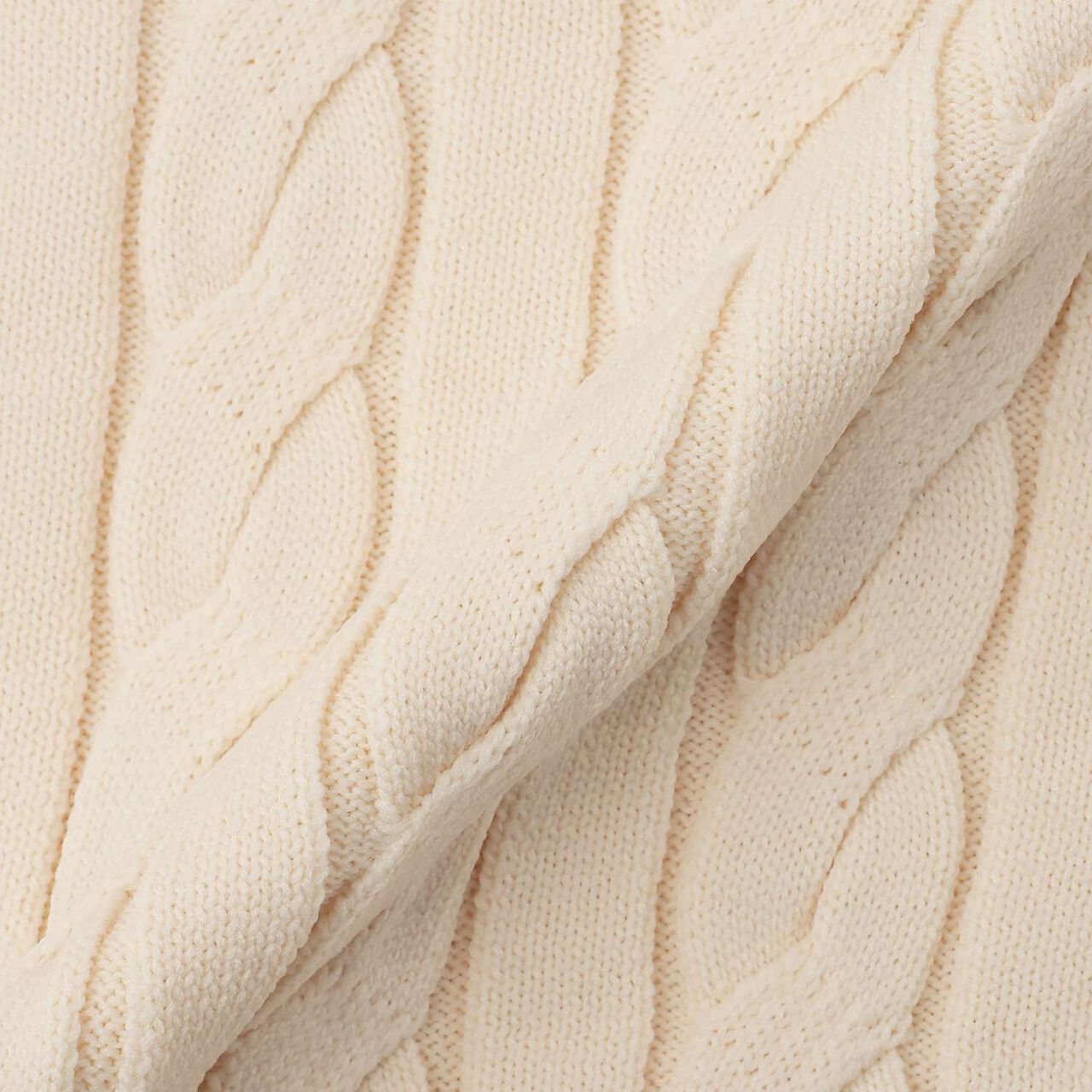 Sagara Logo Cable Knitwear[Available in 130cm],Sax blue, large image number 5