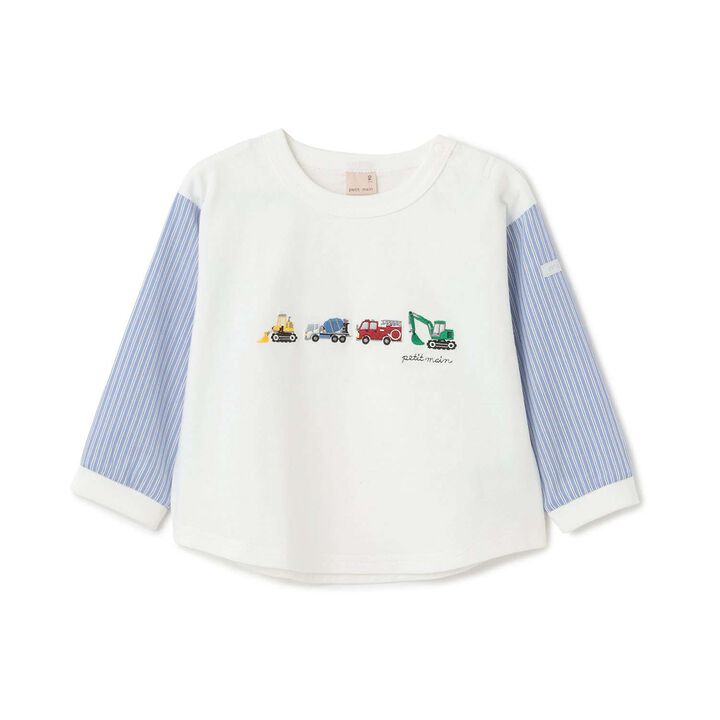 Working Vehicle Long-Sleeve T-Shirt,Off white, medium image number 0