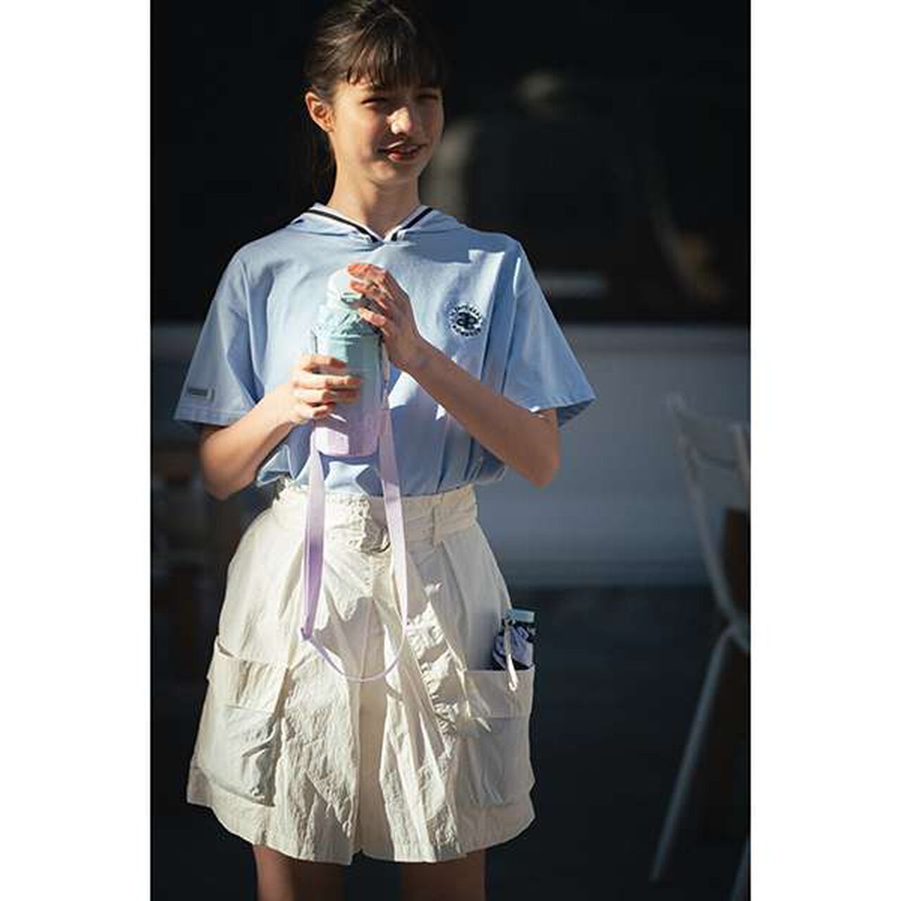 Cargo Culottes,Black, large image number 16