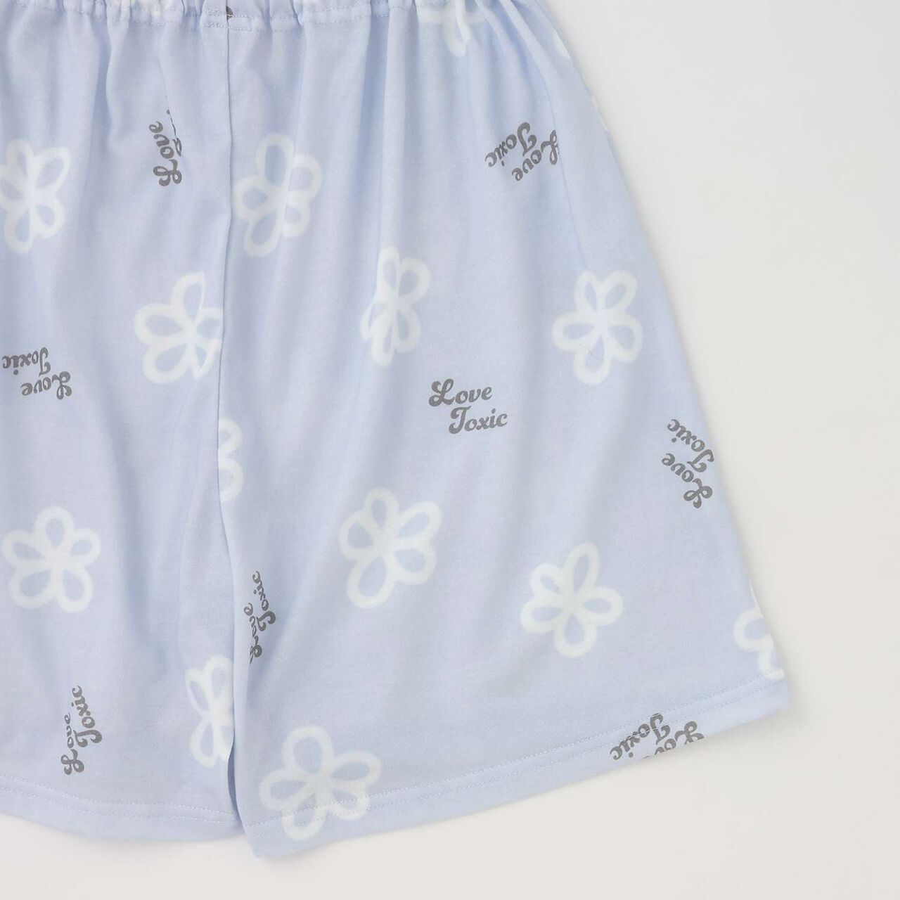 [Room Wear/Pajamas] Short-Sleeve All-Over Pattern Shirt & Shorts Set,Red, large image number 13