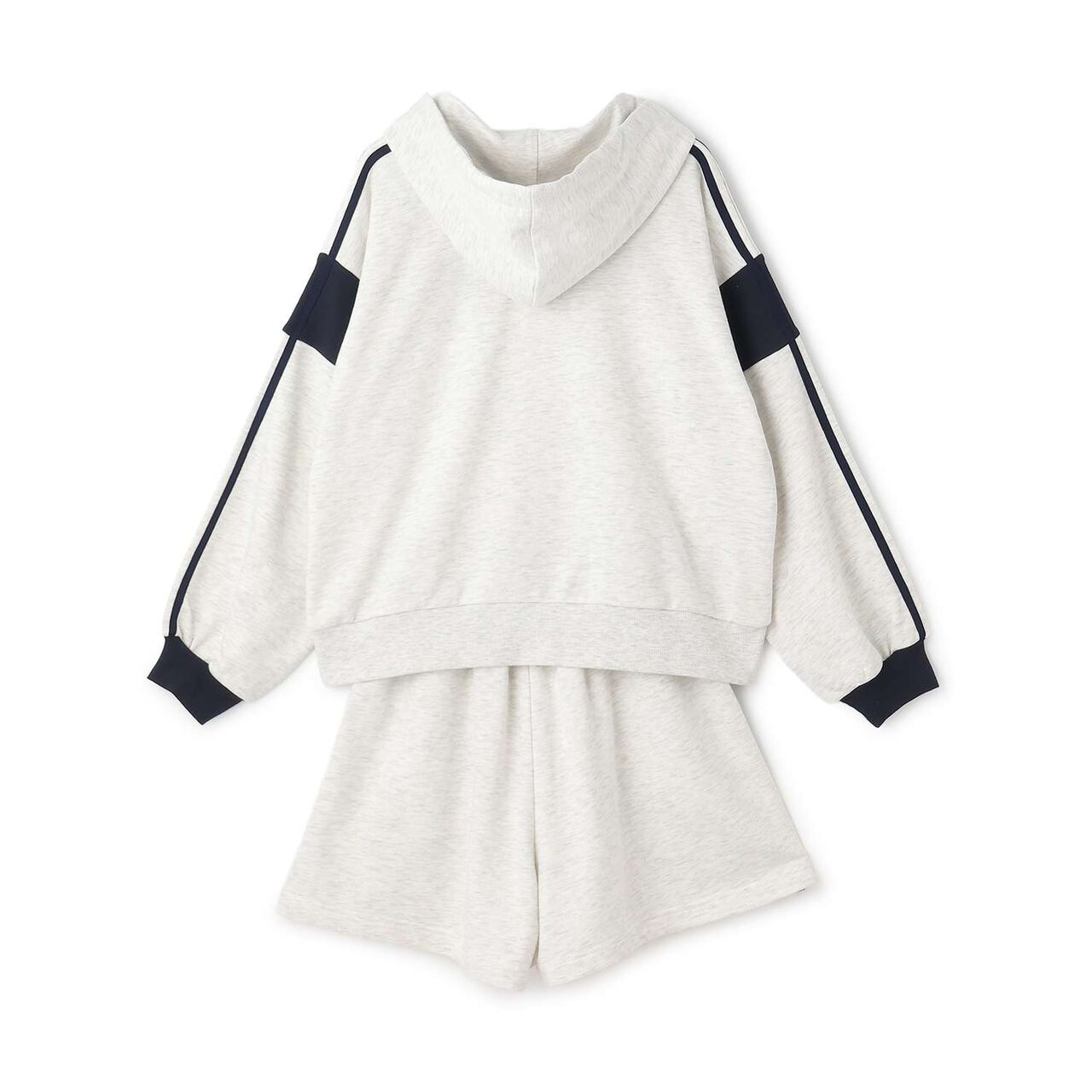 [LTXC] Long-Sleeve Line Parka Setup,Black, large image number 1