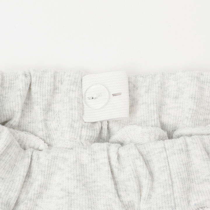 Sweatshirt Cargo Half Pants,Smoke white, medium image number 3