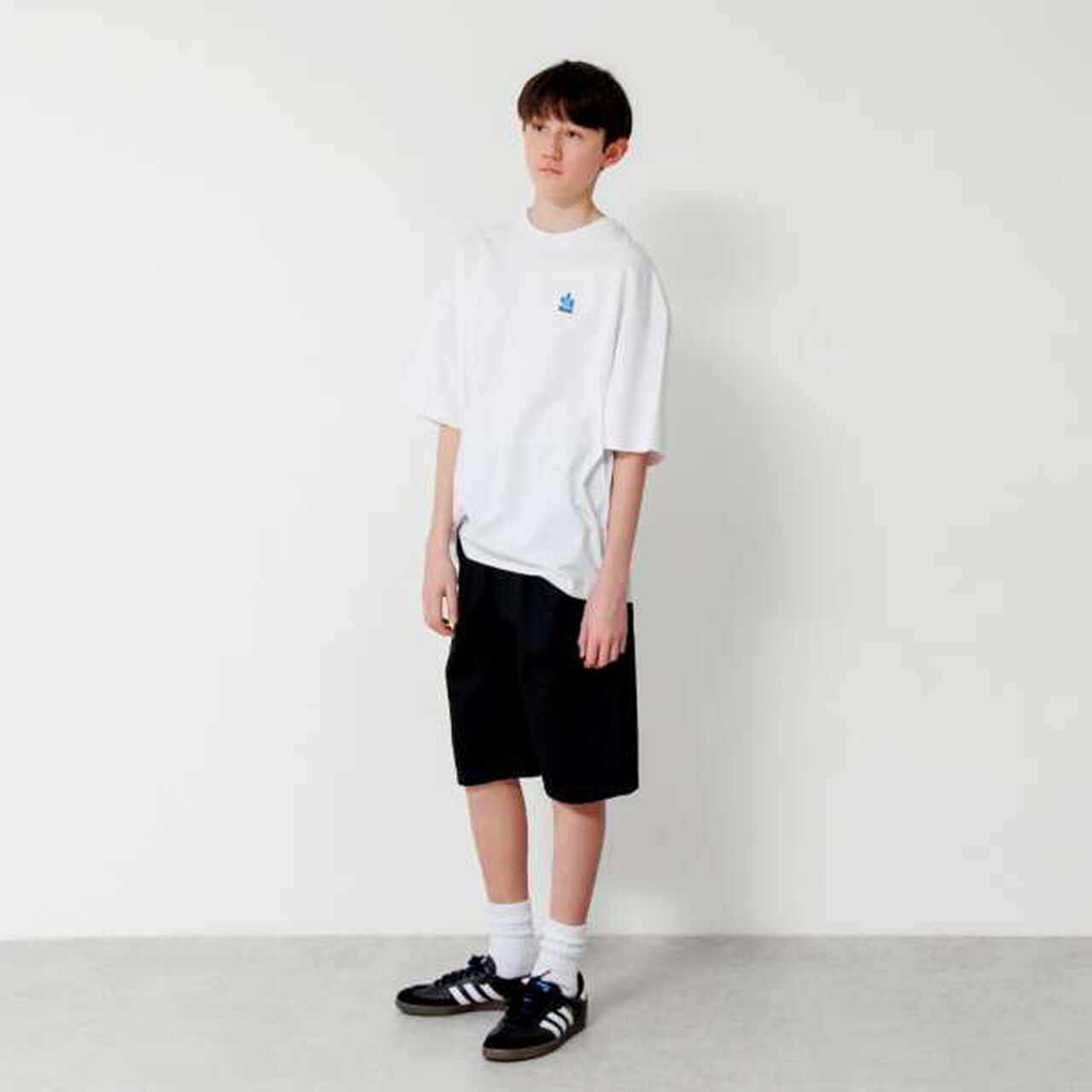 Cotton-Poly Stretch Twill Active Half Pants,Black, large image number 1