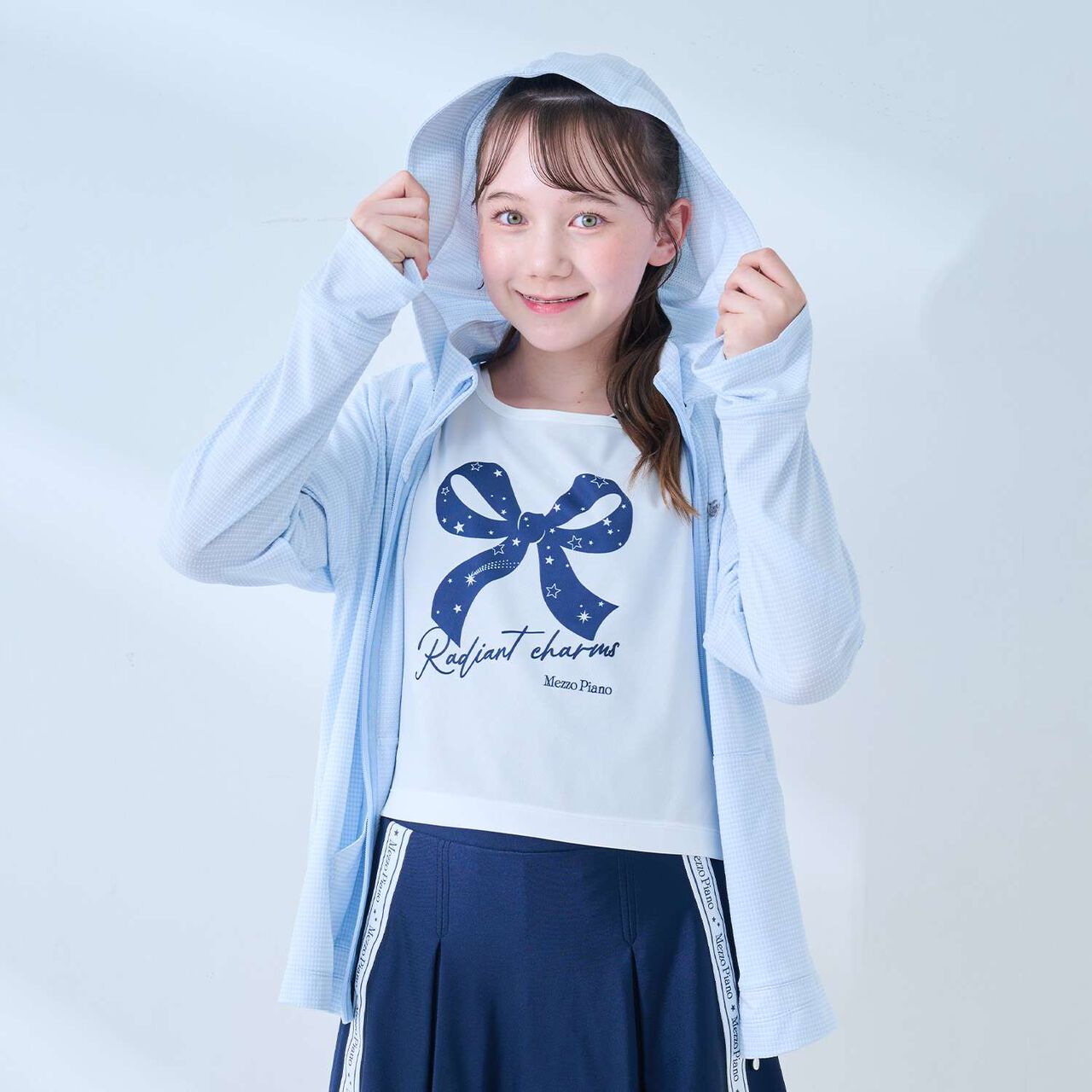 [SWIM] [Land and Water Use] [UV Protection] 2WAY Rash Guard,Light blue, large image number 0