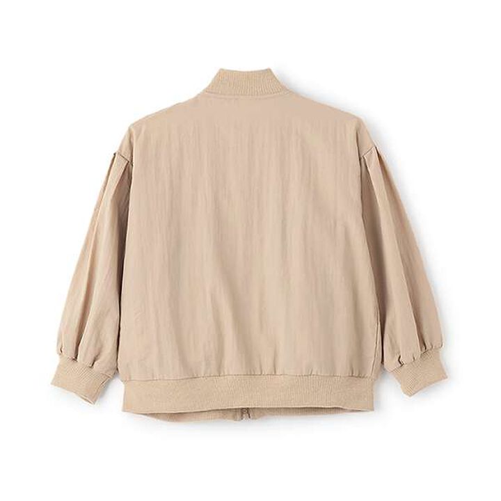 Light Gathered Bomber Jacket,Beige, medium image number 7