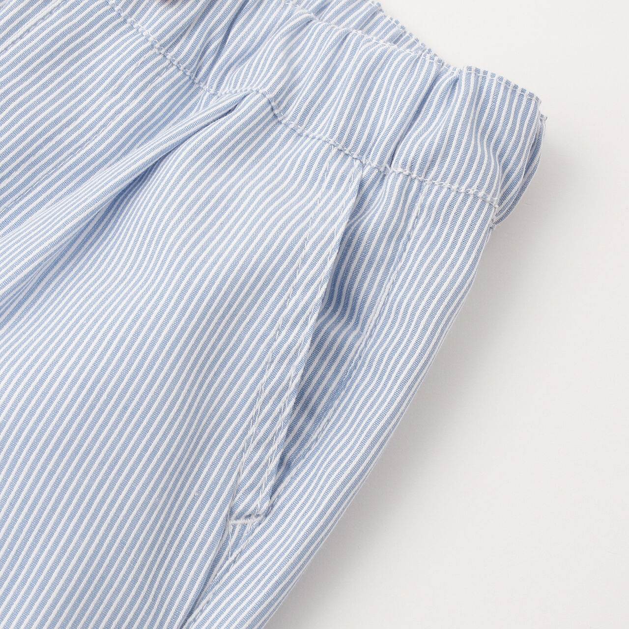 Stripe Waist Tuck Easy Pants,Pearl white, large image number 9