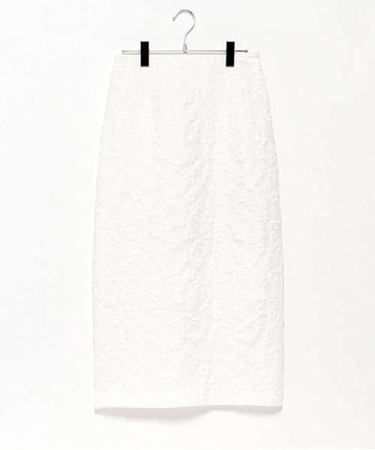 Floral Jacquard Tight Skirt,Off white, large image number 14