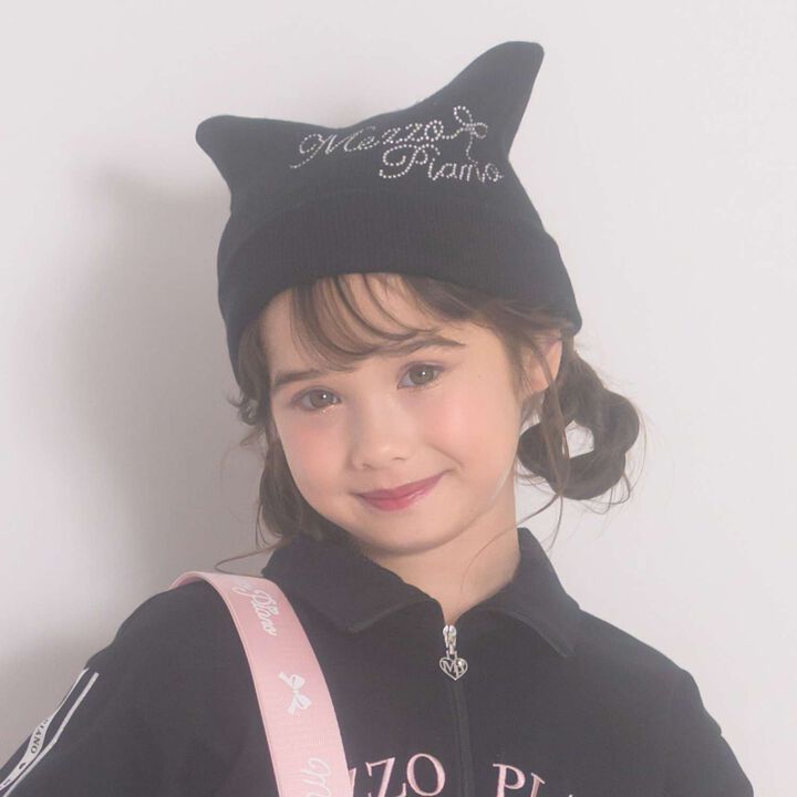 Sparkling Logo Cat Ear Beanie,, medium