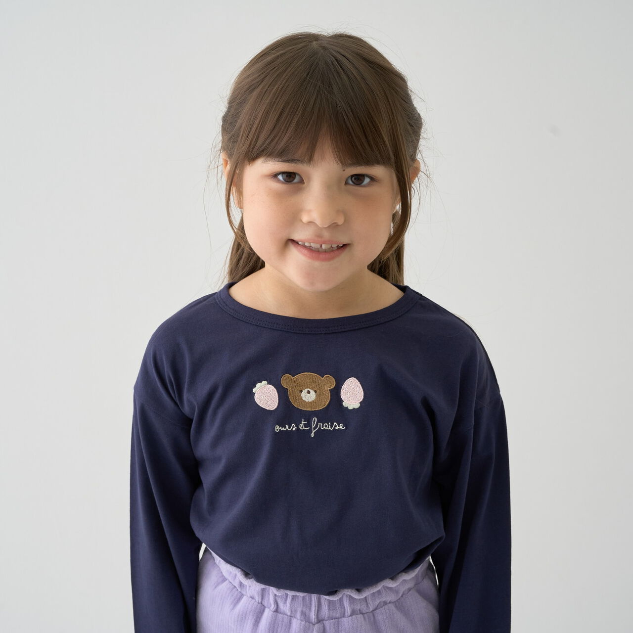 [100% Cotton] Muteki T. [Stain Resistant/Quick-Dry/UV] 8-Pattern A-Line T-Shirt,Navy, large image number 9